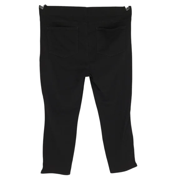 NYDJ Alina Skinny Jeans Black Lift Tuck High Rise Pull On Dark Wash Denim 18W - Picture 2 of 6